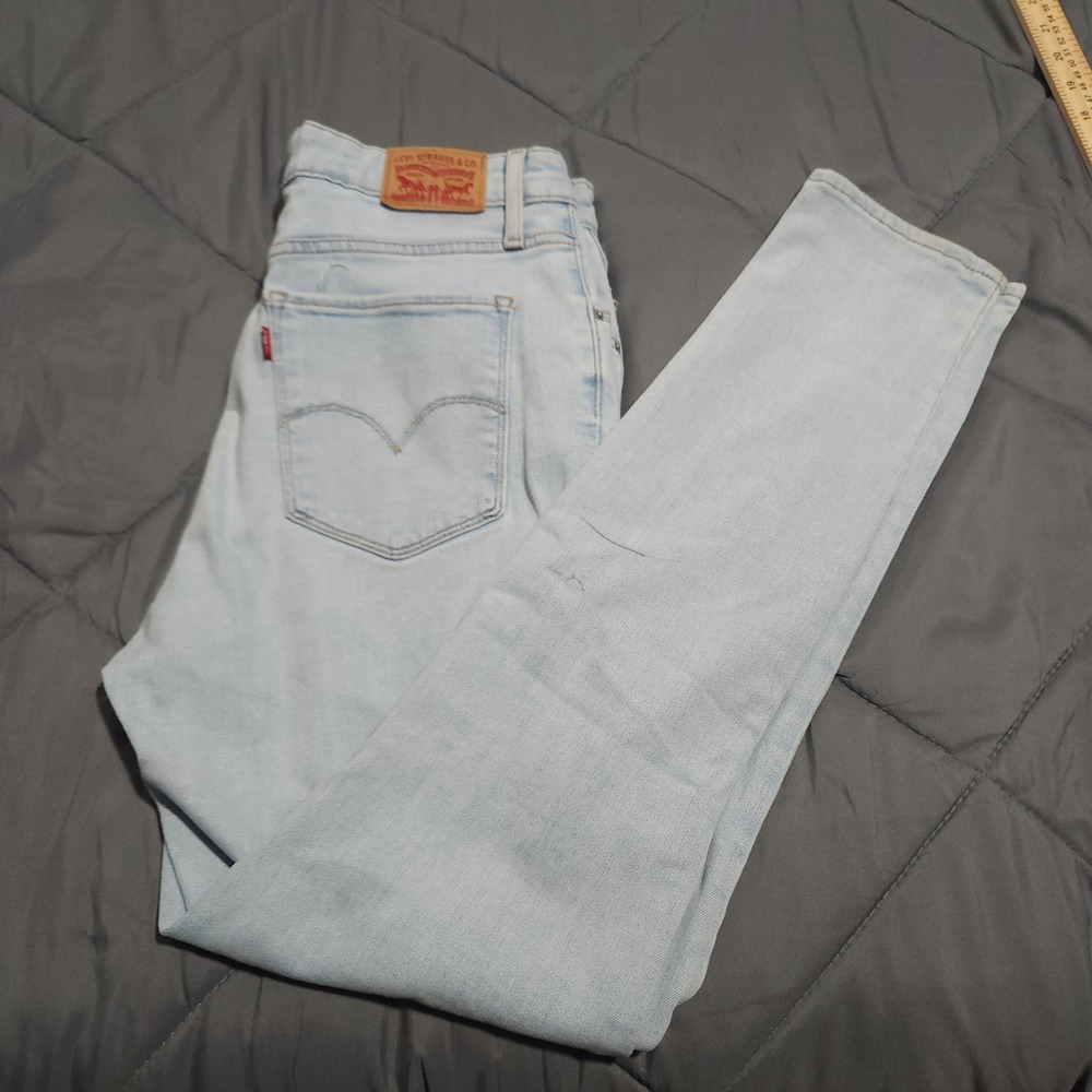 Levi's 721 Jeans Women's 31 W31 L30 High Rise Skinny Light Wash Stretch Denim